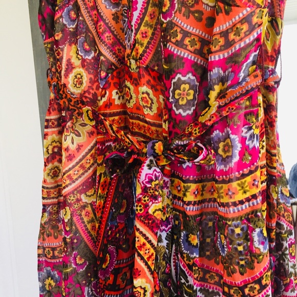 Anthropologie Akemi + Kin  Chiffon Maxi Dress - Picture 8 of 8